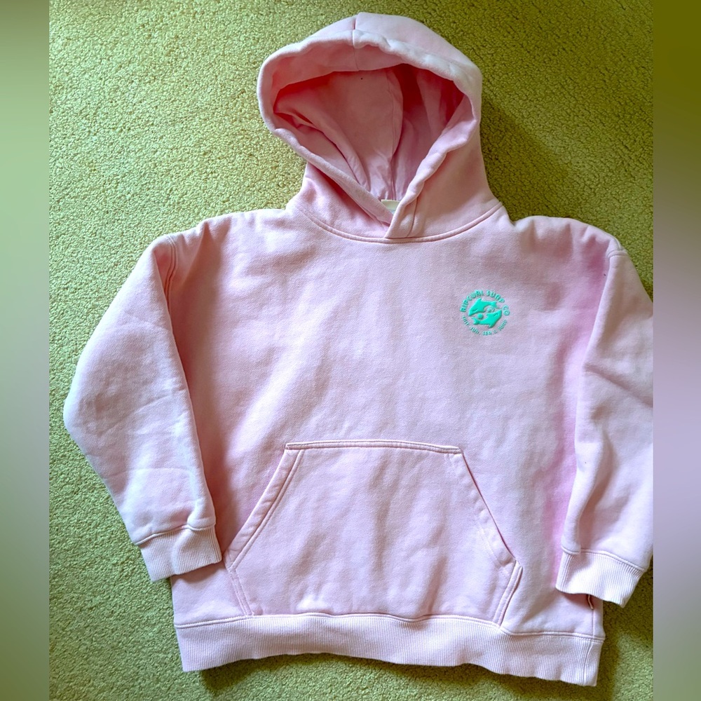 Rip curl pale pink hoodie 12